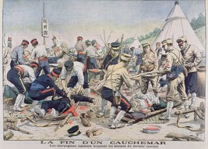 लेसन पेटिट जर्नल, 1905 से जापानी रेड क्रॉस के सर्जन द्वारा फ्रेंच स्कूल