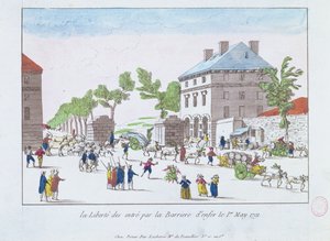 1 मई 1791, पेरिस के बैरीयर डेफर में टोल का उन्मूलन द्वारा फ्रेंच स्कूल