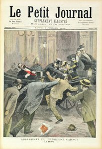 2 जुलाई 1894 को &39;ले पेटिट जर्नल&39; से राष्ट्रपति कार्नोट की हत्या द्वारा फ्रेंच स्कूल
