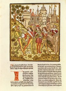 ला सिटी डे सेउ, 1486-87 (xylograph) से सिटी ऑफ गॉड एंड दिस सेंचुरी द्वारा फ्रेंच स्कूल