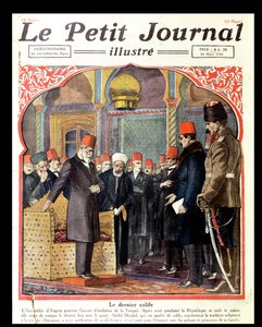 द लास्ट खलीफा, अब्दुल मजीद II (1868-1944) ले पेटिट जर्नल, 1924 से अंकारा विधानसभा द्वारा सिंहासन से नियुक्त