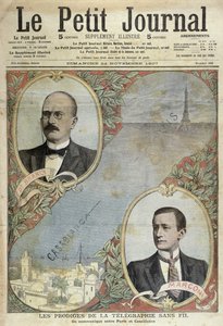 द चमत्कार ऑफ द टेलीग्राफिक सिस्टम, ले पेटिट जर्नल से चित्रण, 24 नवंबर 1907 द्वारा फ्रेंच स्कूल