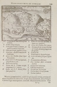जैतून के पहाड़, जे Cotovico, 1619 द्वारा यरूशलेम से यरूशलेम यात्रा द्वारा फ्रेंच स्कूल
