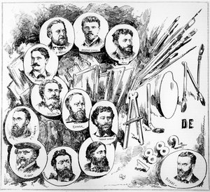 1882 का पेरिस सैलून द्वारा फ्रेंच स्कूल