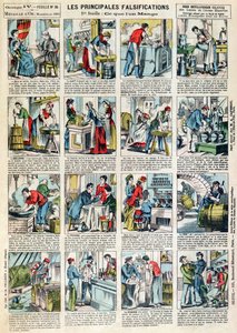पोषण संबंधी मिलावट का प्रधान रूप, c.1883 द्वारा फ्रेंच स्कूल