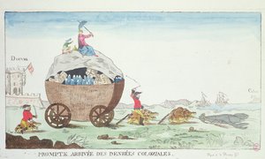 औपनिवेशिक वस्तुओं का शीघ्र आगमन, 1807 द्वारा फ्रेंच स्कूल
