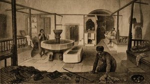 टैटार बाथ का विश्राम कक्ष, पब। अगस्टे ब्रायू द्वारा द्वारा फ्रेंच स्कूल