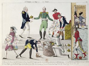 वाटरलू, 1815 के बाद बहाली या फ्रांसीसी साम्राज्य का विभाजन हुआ द्वारा फ्रेंच स्कूल