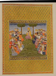द स्काईलाइट्स ऑफ नॉलेज एंड हिस्ट्री, द दृष्टांत फॉर द अरेबियन नाइट्स, 1895 (रंग उत्कीर्णन) द्वारा फ्रेंच स्कूल