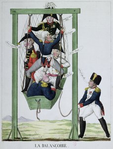 द स्विंग, नेपोलियन का कैरिकेचर (1769-1821), c.1814 द्वारा फ्रेंच स्कूल