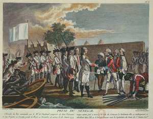 1779 में अमेरिकी स्वतंत्रता संग्राम के दौरान 1779 में द सेनेगल ऑफ द फ्रेंच