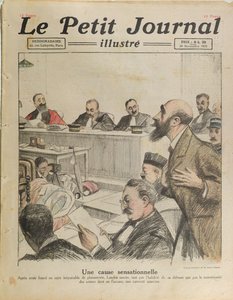 ले पेटिट जर्नल, 20 नवंबर 1921 से हेनरी डिज़ायर लैंड्रू (1869-1922) का परीक्षण द्वारा फ्रेंच स्कूल