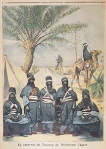विंटर वेलोड्रोम में तुआरेग कारवां, ले पेटिट जर्नल से चित्रण, 4 जून 1894 द्वारा फ्रेंच स्कूल