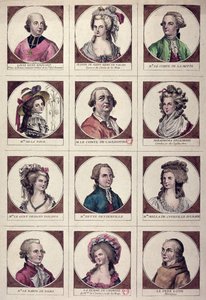 Collier de la Reine 17856 के चक्कर में शामिल मुख्य पात्र द्वारा फ्रेंच स्कूल