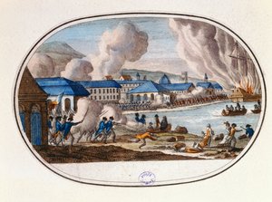 18 दिसंबर, 1793 को टूलॉन की घेराबंदी का अंतिम दिन द्वारा फ्रेंच स्कूल