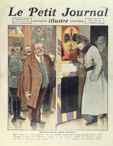 25 नवंबर 1923 को ले पेटिट जर्नल से जर्मन क्राउन राजकुमार, विलियम होहेंजोलर्न (1885-1951) की जर्मनी में संभावित वापसी।