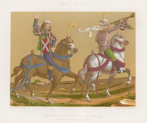 ट्रम्पिटर और किंग ऑफ आर्म्स टूर्नामेंट की शुरुआत के लिए बुला रहे हैं द्वारा फ्रेंच स्कूल