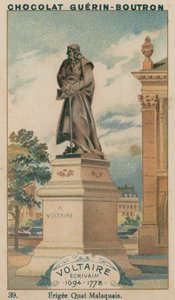 वोल्टेयर, लेखक, 1694-1778, एर्गी कुए मालाक्वैस द्वारा फ्रेंच स्कूल