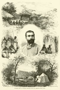 झीलों क्षेत्र में एम विक्टर गिरौद की यात्रा (उत्कीर्णन) द्वारा फ्रेंच स्कूल