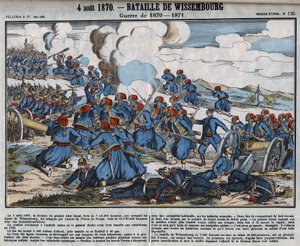 1870 - 1871 का युद्ध: विसमबर्ग की लड़ाई, 4 अगस्त Battle द्वारा फ्रेंच स्कूल