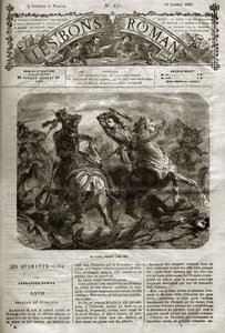 धर्म के युद्ध - पैंतालीस - फ्रेंच और फ्लेमिश - हेनरी डी जॉययूस की विलक्षण लड़ाई (1563-1608) - अच्छे उपन्यास 1864 - अलेक्जेंड्रे डुमास पेरे - द्वारा फ्रेंच स्कूल