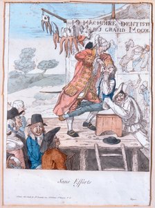 एफर्ट के बिना, 1781 (रंग उत्कीर्णन) द्वारा फ्रेंच स्कूल