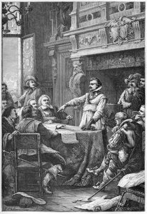 जीन गुइटन (1585-1654) की शपथ 2 मई को होटल डी विले को दी गई द्वारा फ्रेंच स्कूल