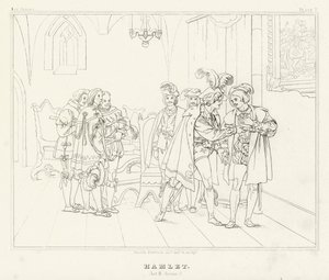 हेमलेट, अधिनियम III, दृश्य 2 (उत्कीर्णन)