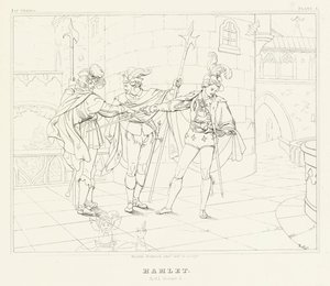 हेमलेट, अधिनियम I, दृश्य 5 (उत्कीर्णन)