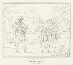 किंग लियर, अधिनियम IV, दृश्य 6 (उत्कीर्णन) द्वारा फ्रेडरिक अगस्त मोरित्ज़ रिट्ज़स्च