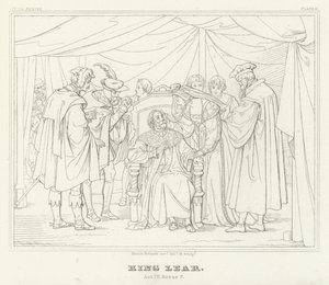 किंग लियर, अधिनियम IV, दृश्य 7 (उत्कीर्णन) द्वारा फ्रेडरिक अगस्त मोरित्ज़ रिट्ज़स्च