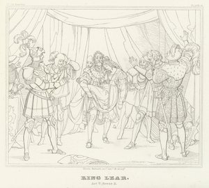 किंग लियर, एक्ट वी, सीन 3 (उत्कीर्णन) द्वारा फ्रेडरिक अगस्त मोरित्ज़ रिट्ज़स्च