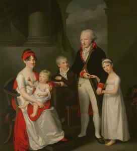 मार्क आंद्रे सौचै (1759-1814) और उनका परिवार, c.1805
