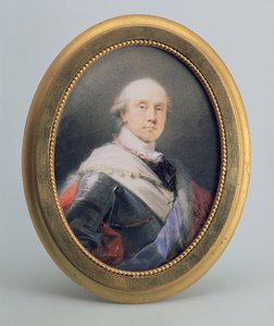 नासाओ-सिजेन के राजकुमार चार्ल्स निकोलस ओथन के पोर्ट्रेट, 1790 (हाथी दांत पर wc और gache) द्वारा फ्रेडरिक हेनरिक फुगर