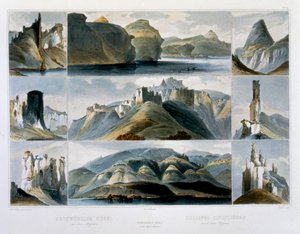 ऊपरी मिसौरी पर उल्लेखनीय पहाड़ियाँ, 1844