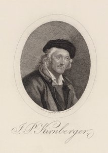 संगीतकार जोहान फिलिप किरनबर्गर का पोर्ट्रेट 1721-1783।