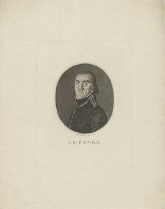 जनरल फ्रांस्वा-जोसेफ लेफेबरे 1755-1820, 1800। द्वारा फ्रेडरिक विल्हेम नेटलिंग