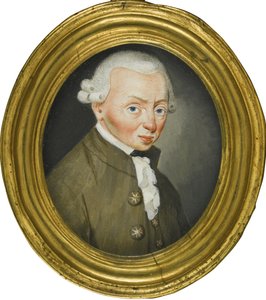 इमैनुअल कांट का पोर्ट्रेट 1724-1804, 1765 द्वारा फ्रेडरिक विल्हेम स्प्रिंगर