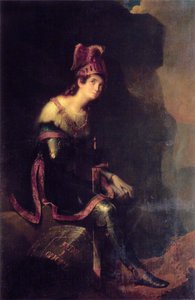 राजकुमारी ज़िनाडा एलेक्ज़ेंड्रोवना वोल्कॉन्स्काया 1792-1862 में टैनट्रेड की आदत में
