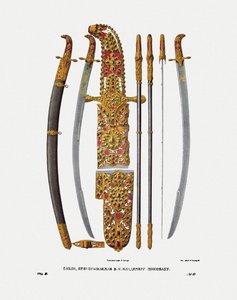 1840 के दशक के ग्रैंड प्रिंस व्लादिमीर द्वितीय मोनोमख के कृपाण
