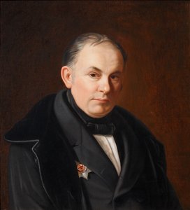 कवि वसीली ज़ुकोवस्की का पोर्ट्रेट 1783-1852, 1854