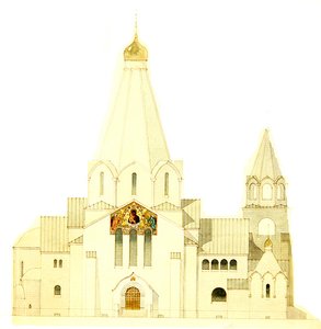 Balakovo . के चर्च के लिए डिजाइन द्वारा फ्योडोर शेखटेल