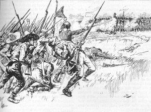 अल्वाराडो के तहत डिवीजन लो ग्राउंड, 1902 को पार कर रहा था द्वारा जीबी