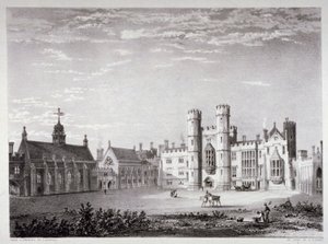 लैम्बेथ पैलेस, लंदन, c1830 द्वारा जीएफ ब्रैग