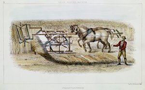 बेल्स रीपिंग मशीन, 1851 द्वारा जीएच स्वानस्टन