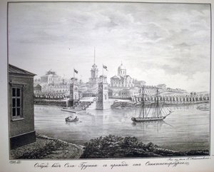 ग्रुज़िनो एस्टेट, 1821-1822 द्वारा जी. कानोशेनकिन