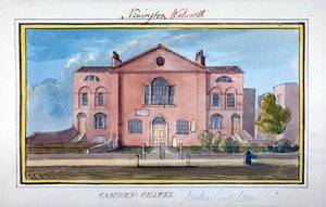 कैमडेन चैपल, ईस्ट लेन, साउथवार्क, लंदन, 1825 द्वारा जी येट्स