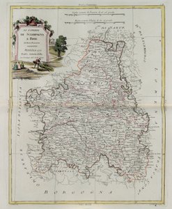 शैम्पेन और ब्री की सरकारें, 1777 में वेनिस में प्रकाशित सबसे नए एटलस के टोम I से लिया गया। द्वारा जी। जुलियानी