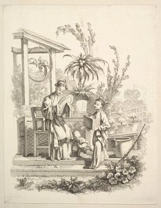 शौचालय, सीए। 1742। द्वारा गेब्रियल ह्यूक्वियर