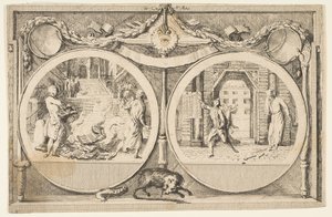 जेसुइट्स का निष्कासन, 1761। द्वारा Gabriel de Saint-Aubin